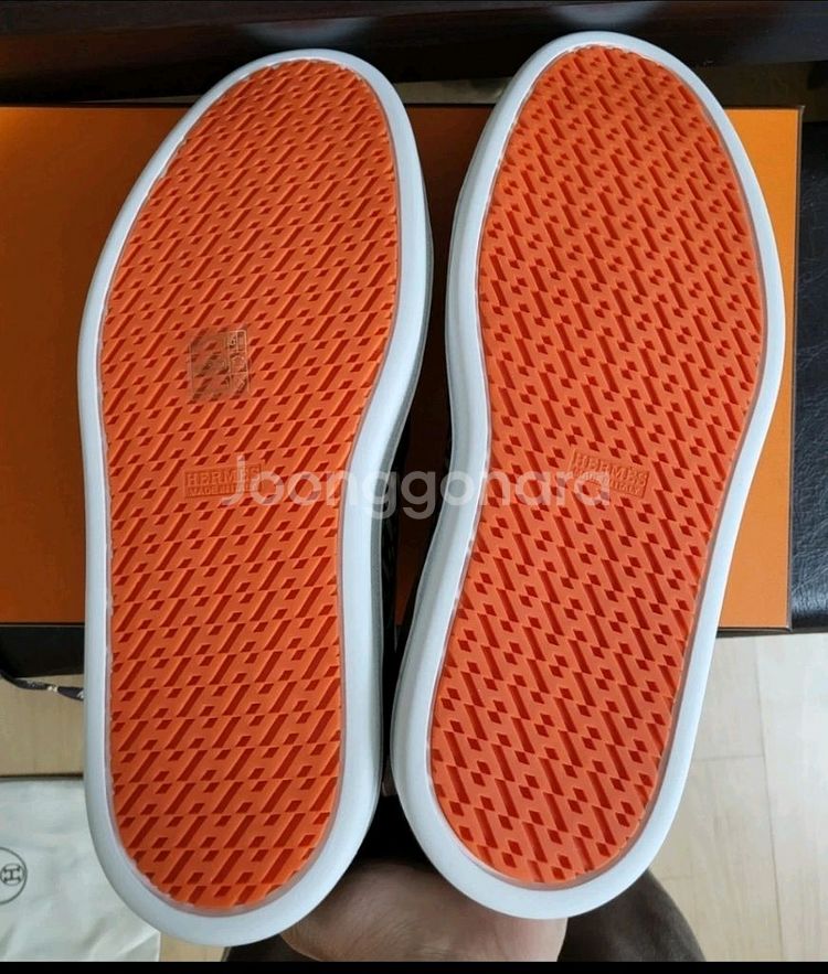 에르메스 스니커즈 프리스니커즈 고비베이지 누아 42.5--6