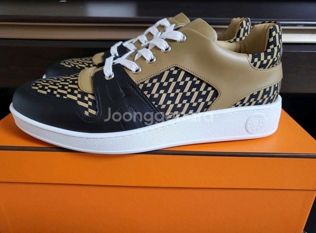 에르메스 스니커즈 프리스니커즈 고비베이지 누아 42.5--5