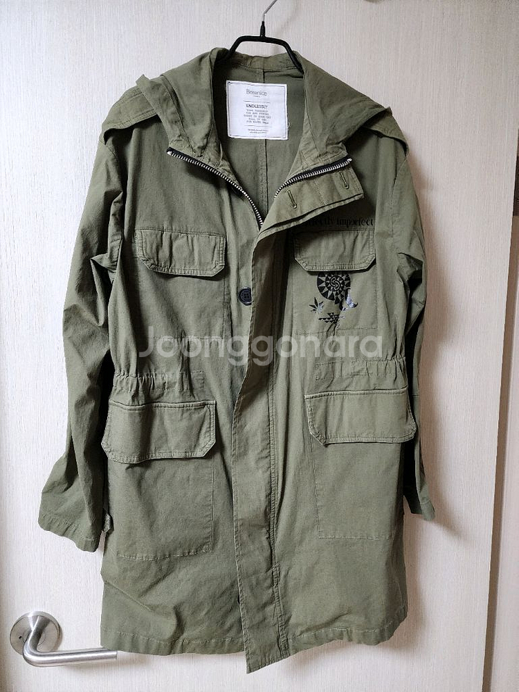 베르니스 야상 후드자켓 봄야상 스몰 (21년)--0