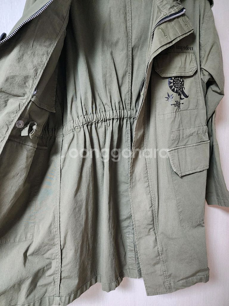 베르니스 야상 후드자켓 봄야상 스몰 (21년)--6