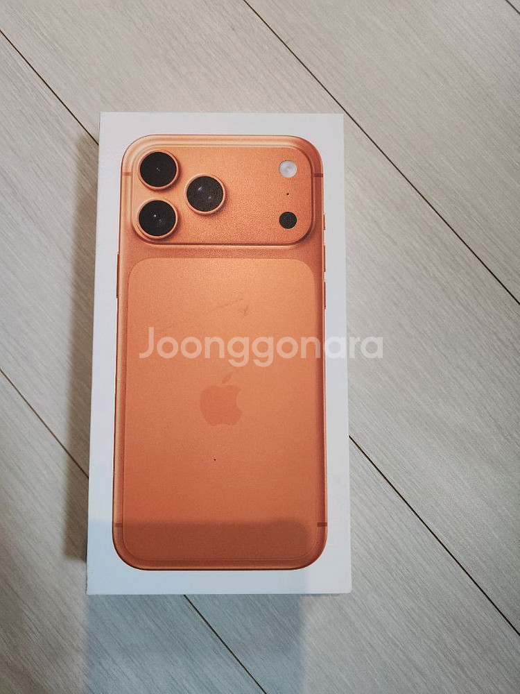 아이폰17 프로맥스 오렌지 512G 미개봉 2대--0