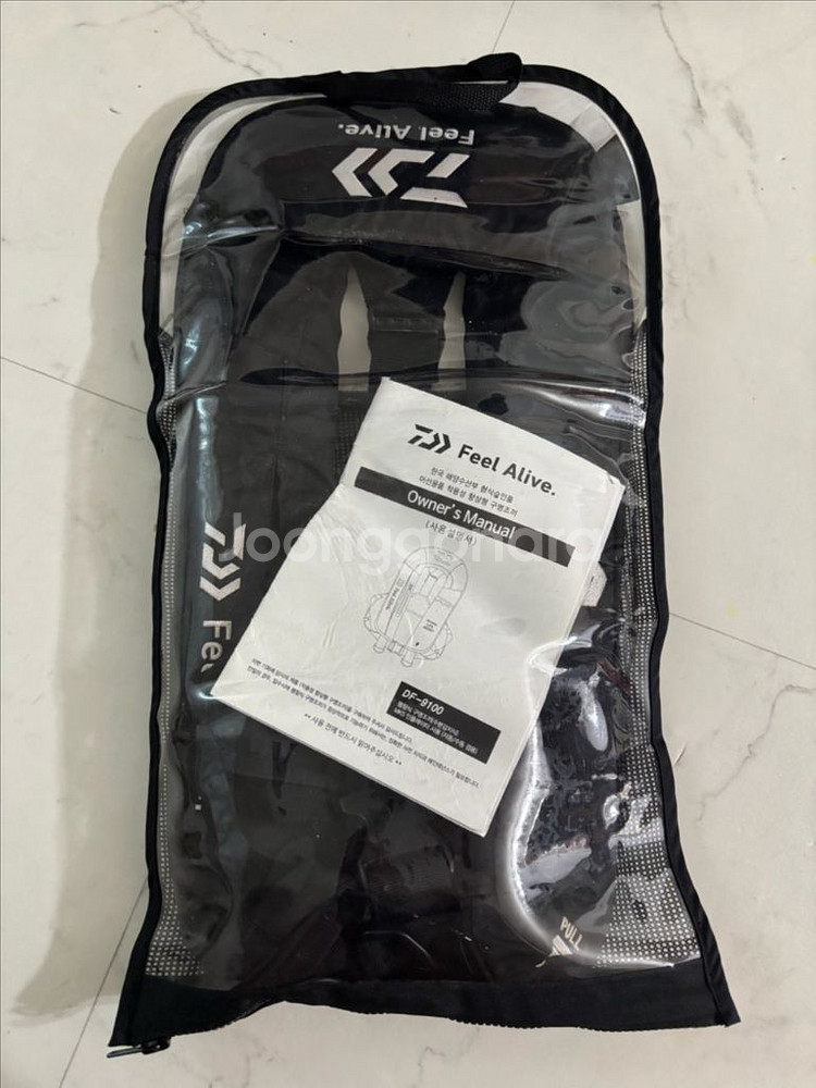 다이와구명조끼 한번사용 택포팜--4