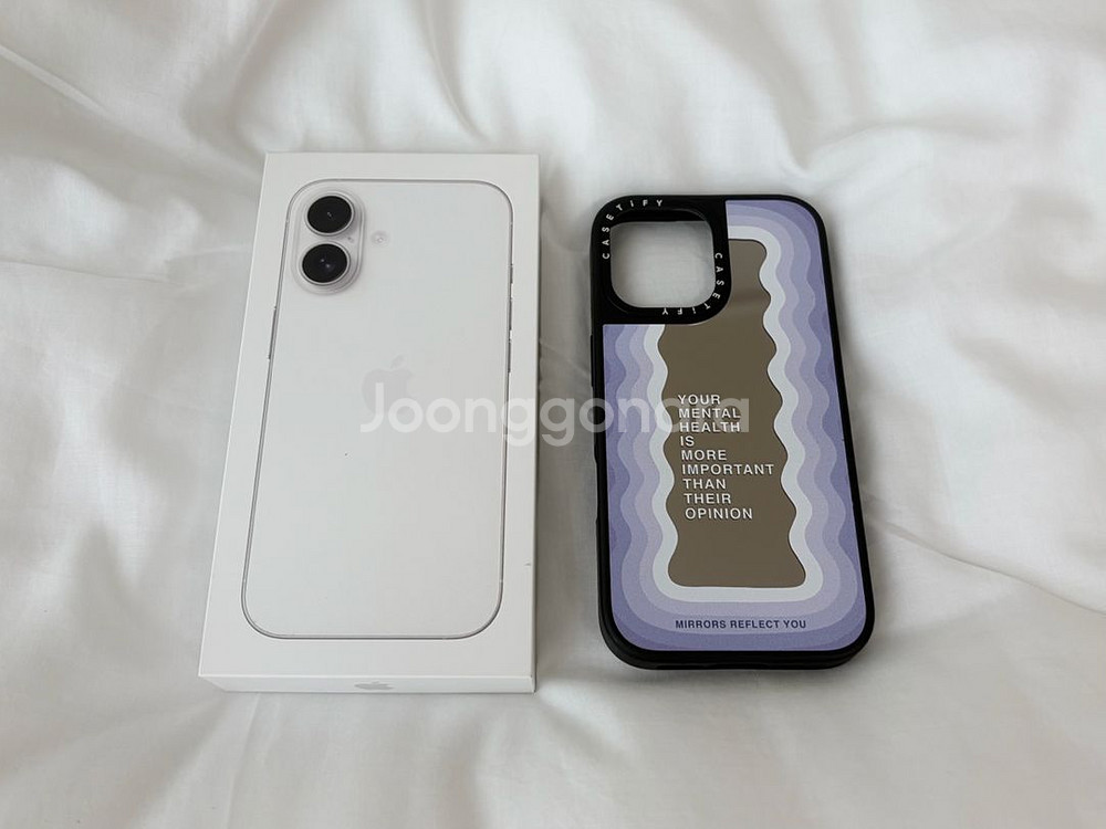 아이폰16 화이트 256GB 100%--0