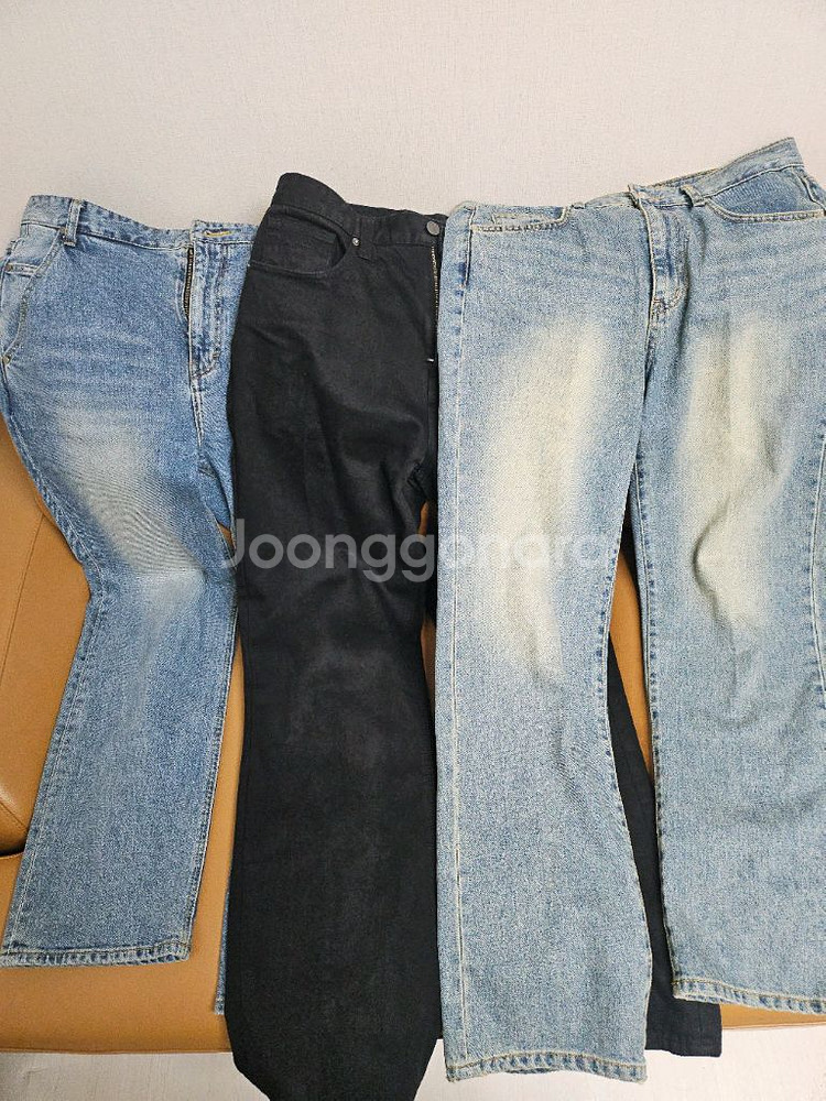 남성 청바지 3벌 일괄판매 (포트너스, 플랙, 리플라이--0