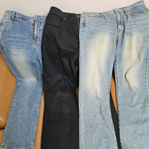 남성 청바지 3벌 일괄판매 (포트너스, 플랙, 리플라이