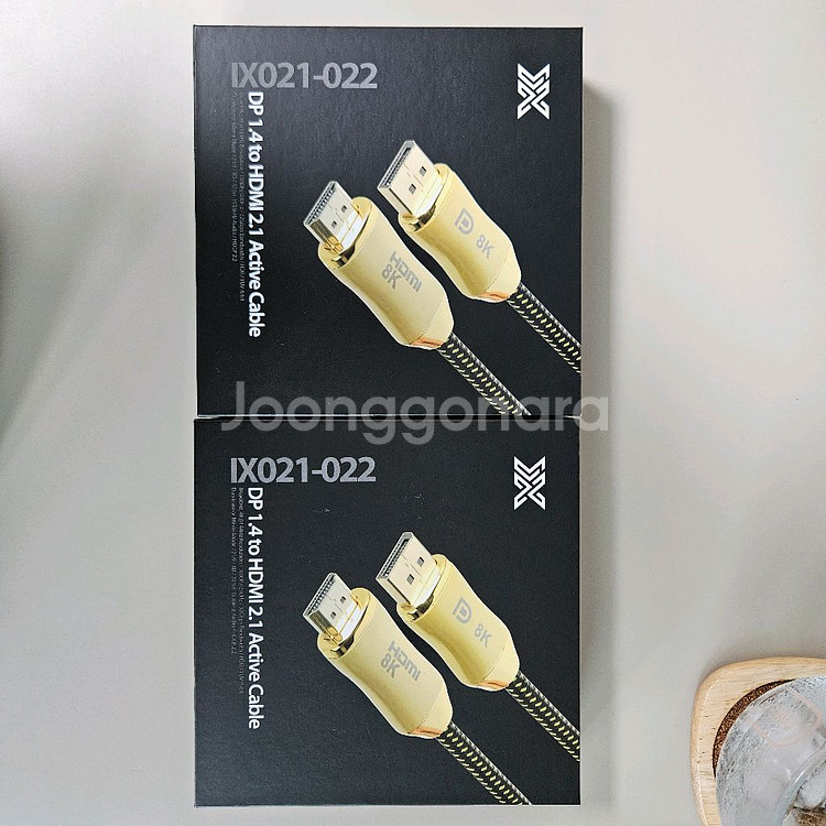 DP1.4 TO HDMI2.1 CABLE 판매합니다.--0