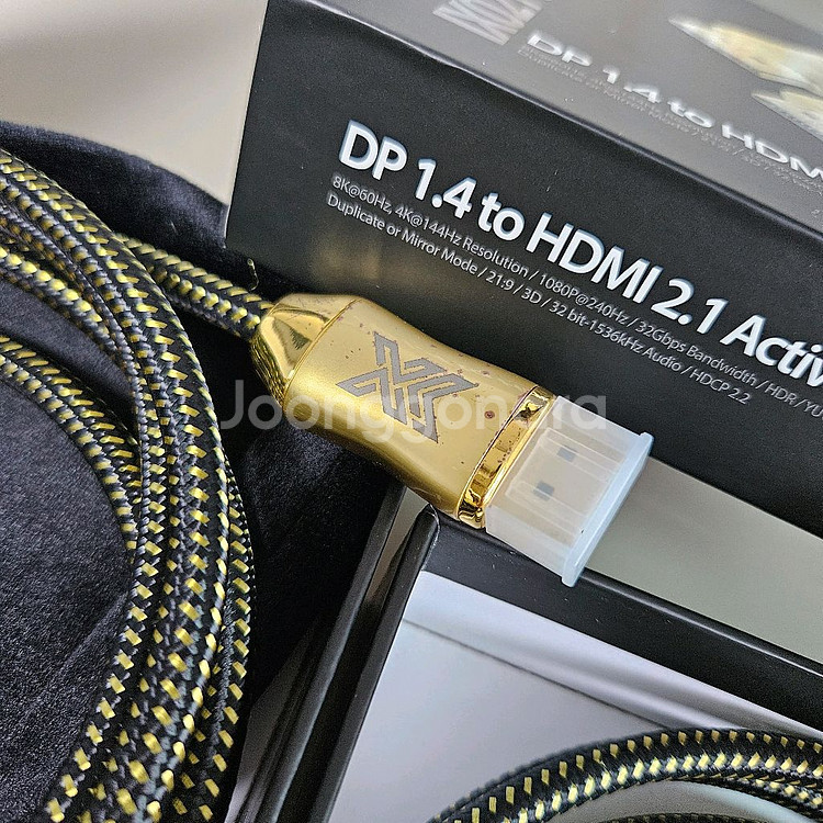 DP1.4 TO HDMI2.1 CABLE 판매합니다.--4