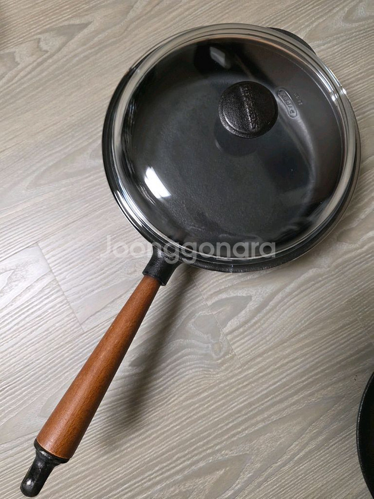 스캡슐트 깊은프라이팬 25 유리뚜껑--0
