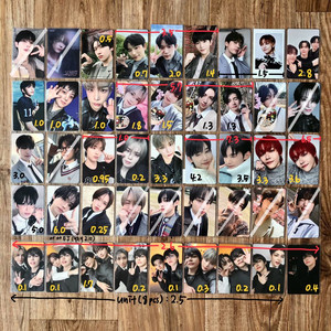 앤팀 &team andteam 포카 양도 판매 처분