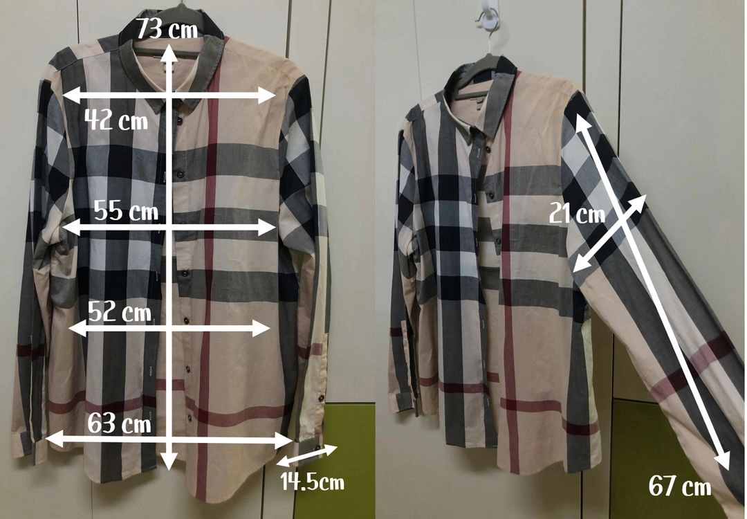 버버리 브릿 베이지 노바체크 여성 긴팔셔츠 XL 이미지