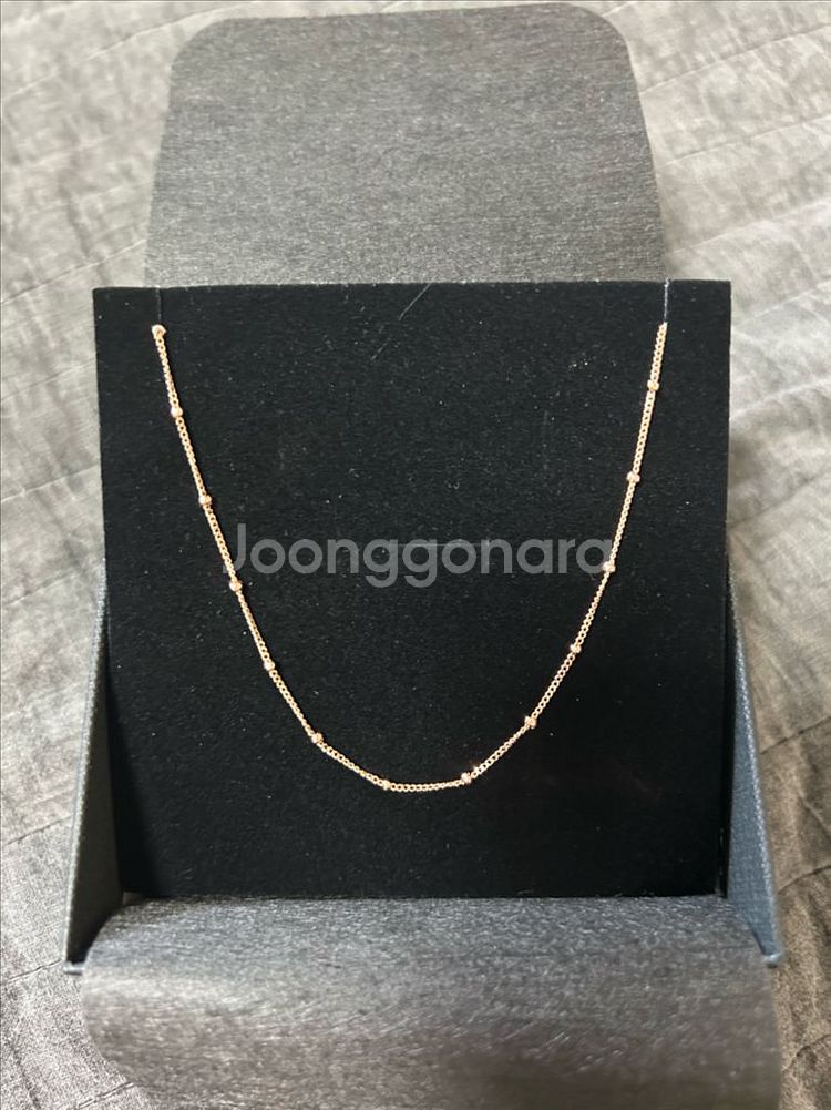 14k 핑크골드 목걸이 체인(5푼 커브링크체인)--2