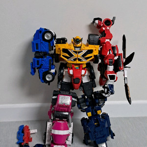 (가이아)미니특공대 펜타x봇 5단합체 펜타트론 5종