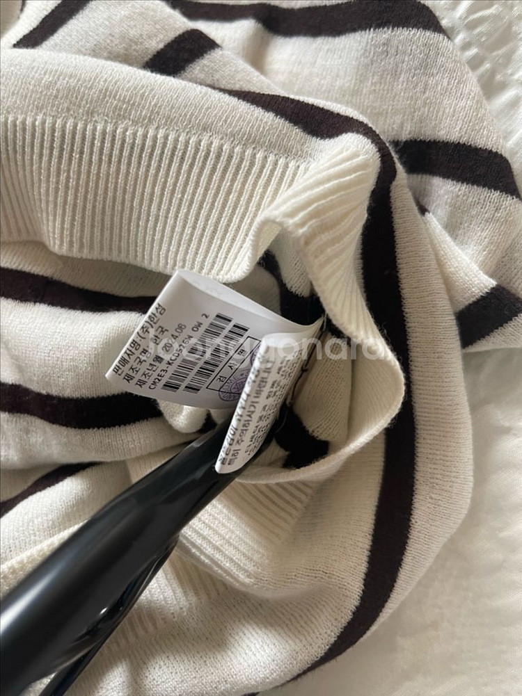 24 더캐시미어 가디건 랑방 타임 한섬 마인--4