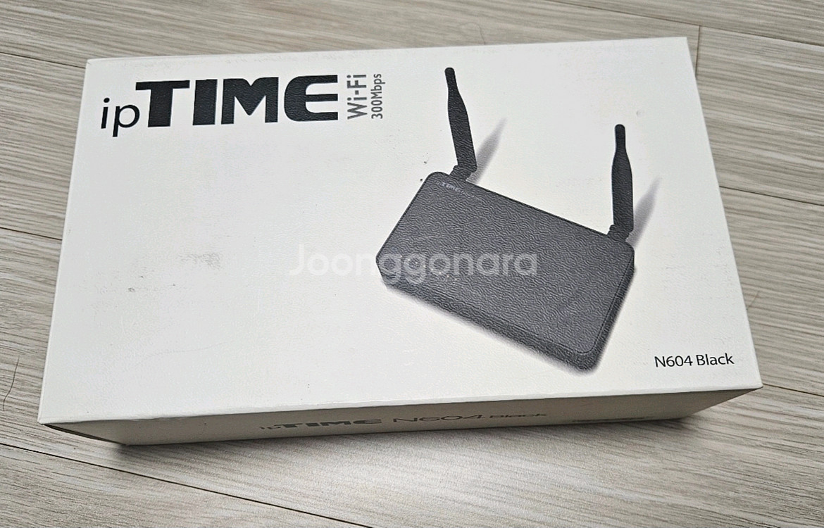 ipTIME N604 블랙 공유기--0