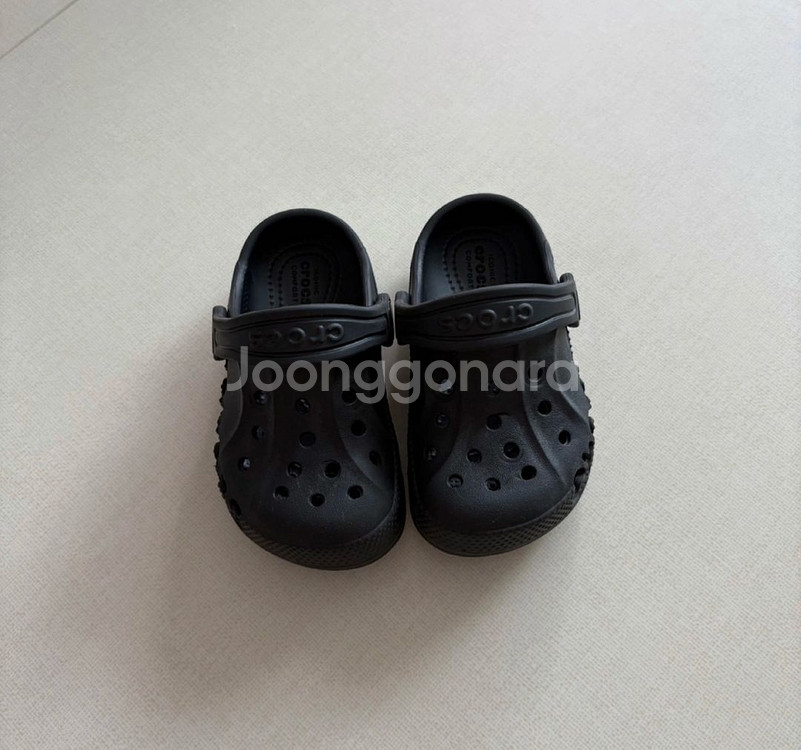 거의새상품) 유아 크록스 c6 블랙 (아기 크록스/유아--0