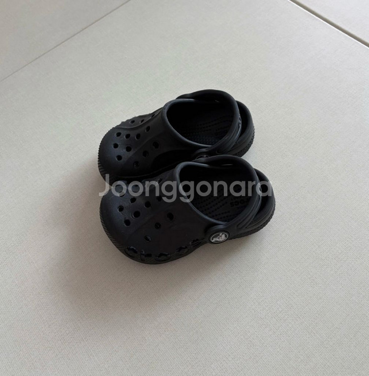 거의새상품) 유아 크록스 c6 블랙 (아기 크록스/유아--2