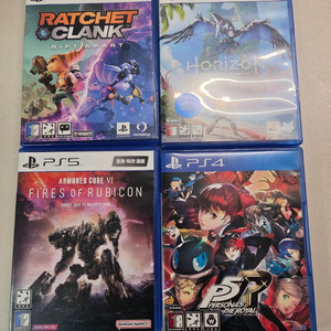 PS5 라챗앤클랭크, 호라이즌, 아머드코어, 페르5로열