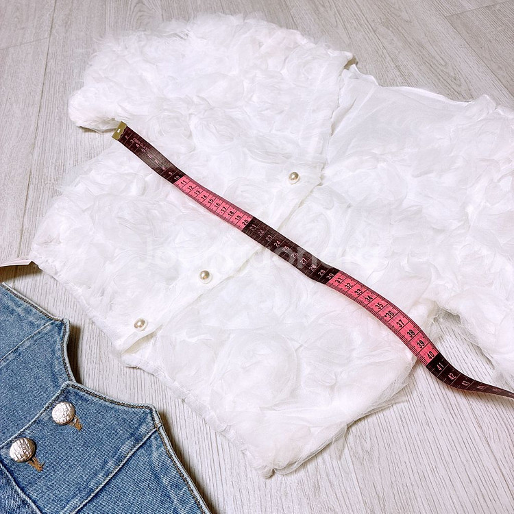 새상품 > 블라우스 스커트 셋업 S/55 사이즈--5