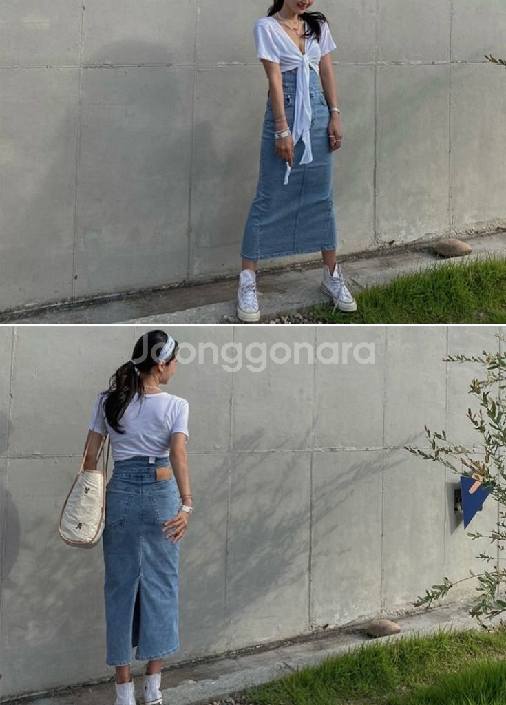 새상품 > 블라우스 스커트 셋업 S/55 사이즈--8