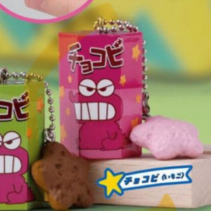 짱구 딸기 초코비 키링 가챠