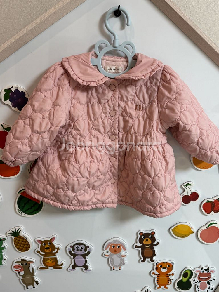 밍크뮤 퀄팅 점퍼--1