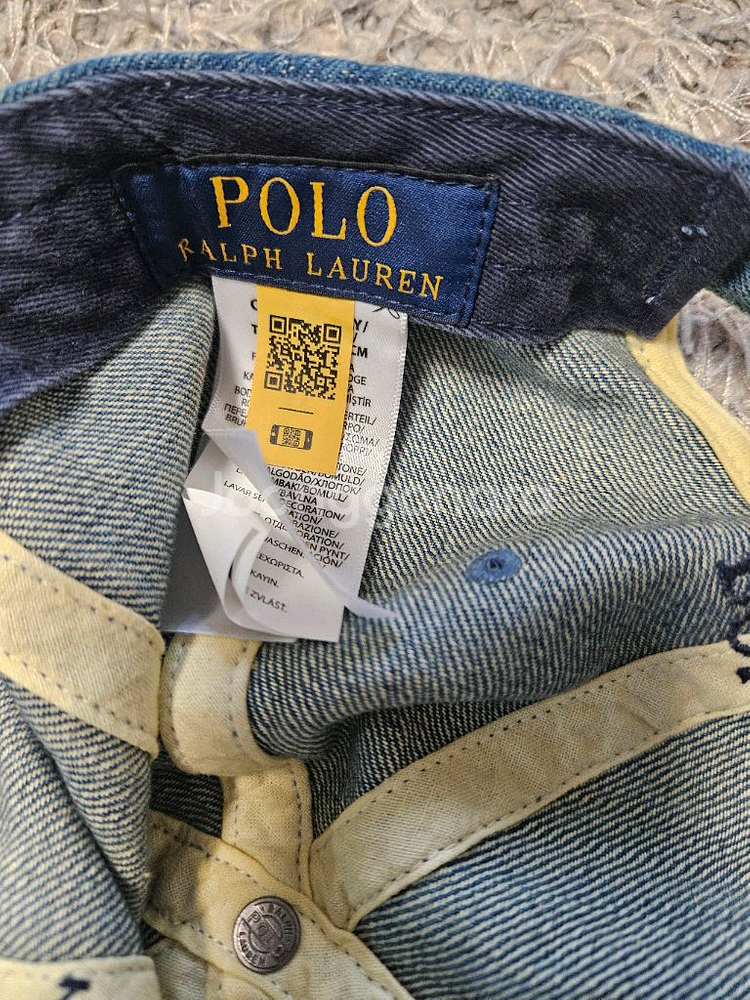 폴로랄프로렌 데님볼캡 ONE SIZE--4