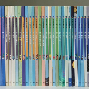 웅진 호기심백과큐. 지식백과 전집 책