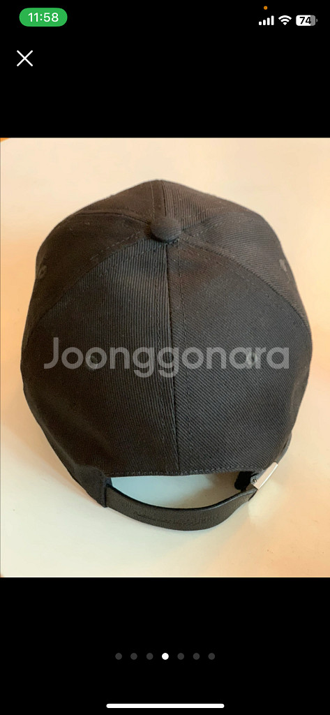 알렉산더맥퀸 남녀공용 캡 M (미착용 새상품)--1