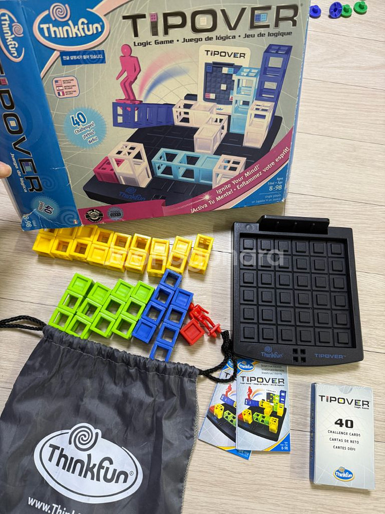 Thinkfun 팁오버 보드게임--0