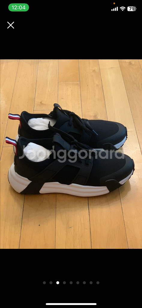 몽클레어 RUNAROVE 로우탑 스니커즈 41 (새상품--4