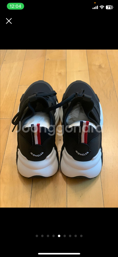 몽클레어 RUNAROVE 로우탑 스니커즈 41 (새상품--1