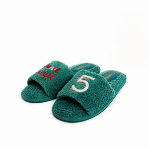 [M] 샤넬 x 퍼렐 한정판 마린 테리 슬라이드 슬리퍼