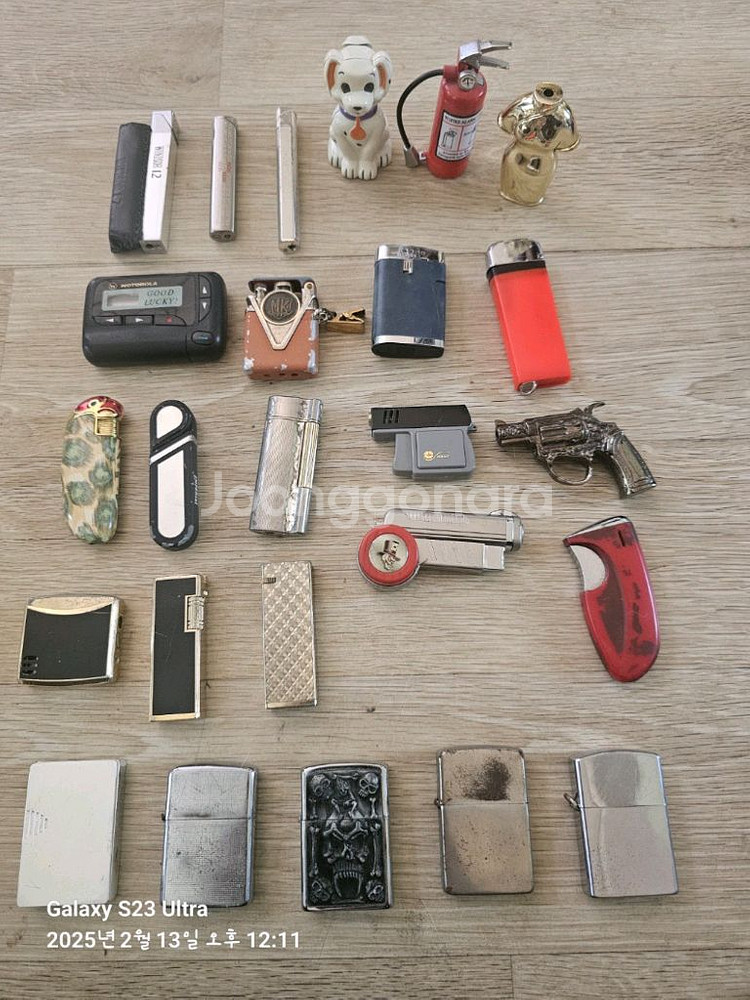 라이터 중고 25개 일괄--0
