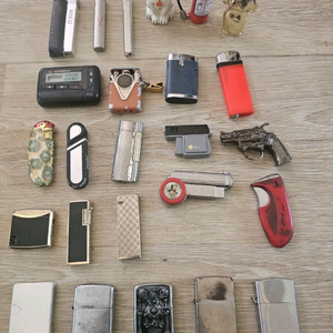 라이터 중고 25개 일괄