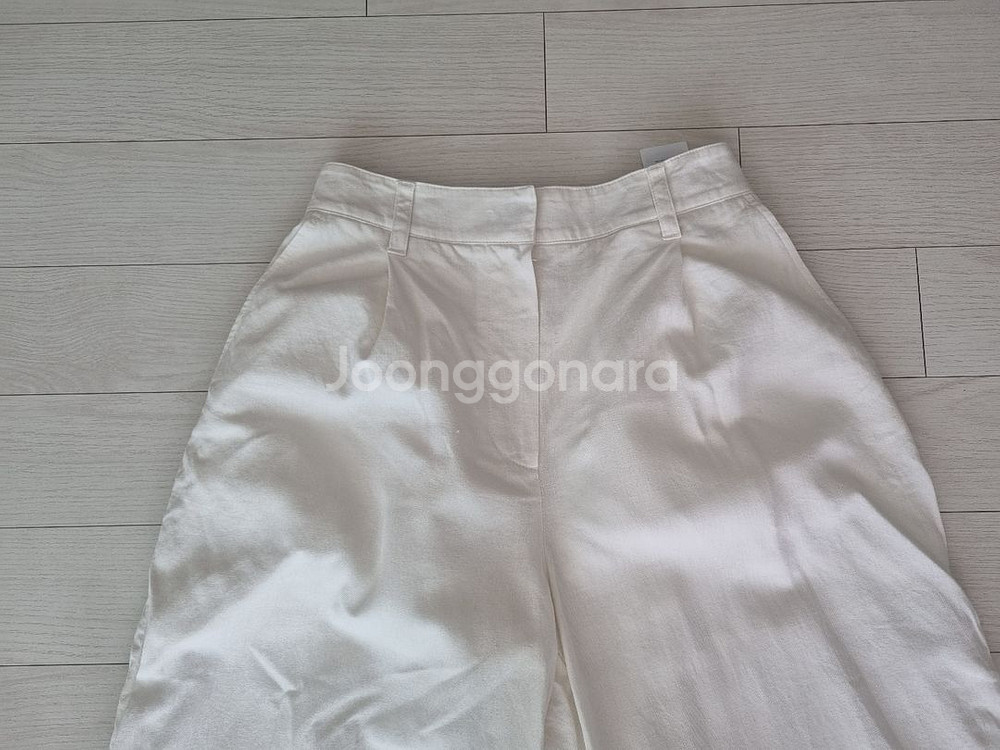 (새상품)depound 드파운드린넨밴딩팬츠 M--6