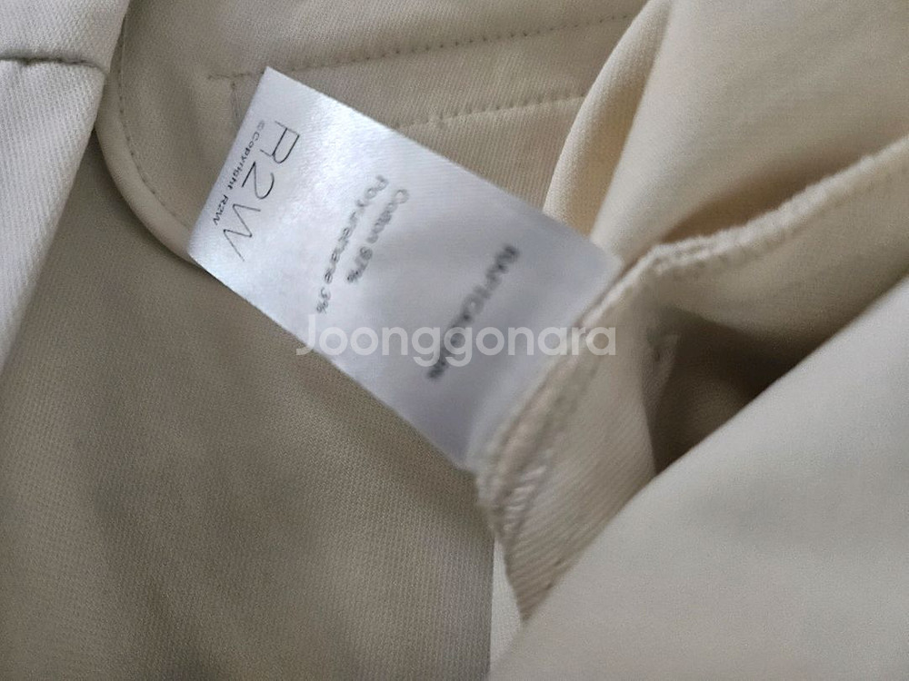 (최종할인가)R2W 카르모 팬츠 아이보리 2(M)--7