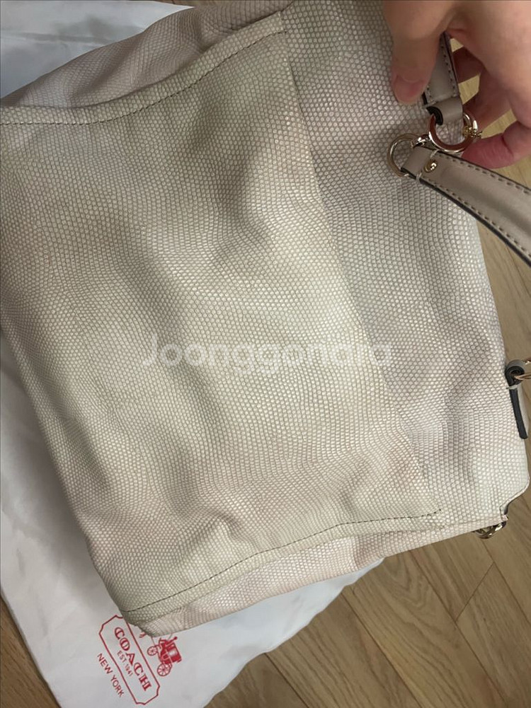 코치 정품 탑 핸들 투웨이 사첼백 숄더백--5