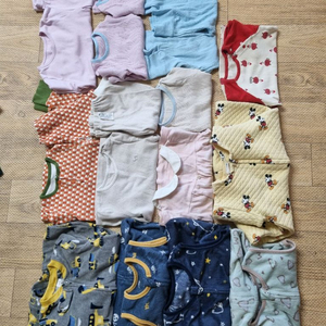 19벌)실내복 내복 잠옷 우주복 상태 굿