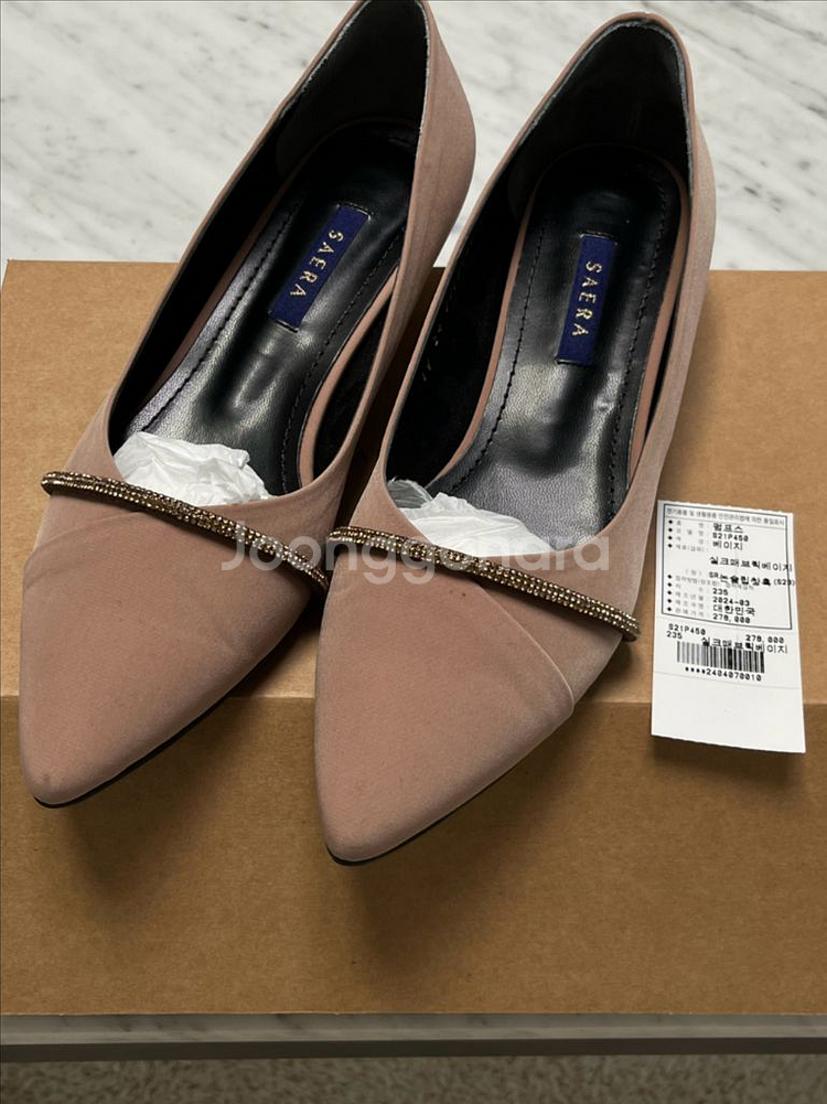 세라 인기상품 스틸레토 구두 3cm 235(착샷영상)--2