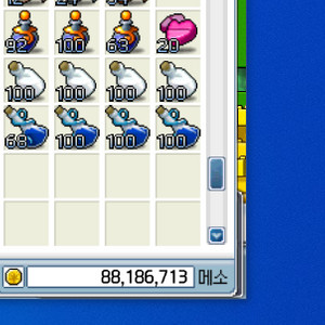 (메랜) 메이플랜드 2500:1 팝니디 18개