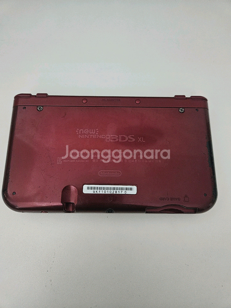 New 닌텐도 3DS XL 메탈릭레드 판매합니다--1
