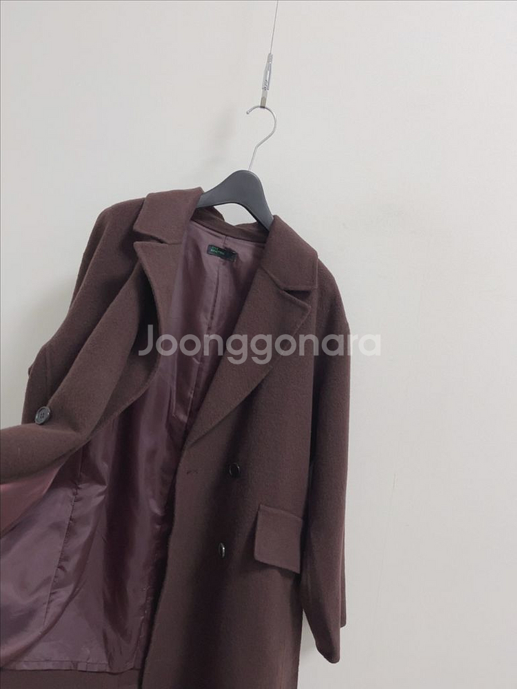 베네통 핸드메이드 코트--3