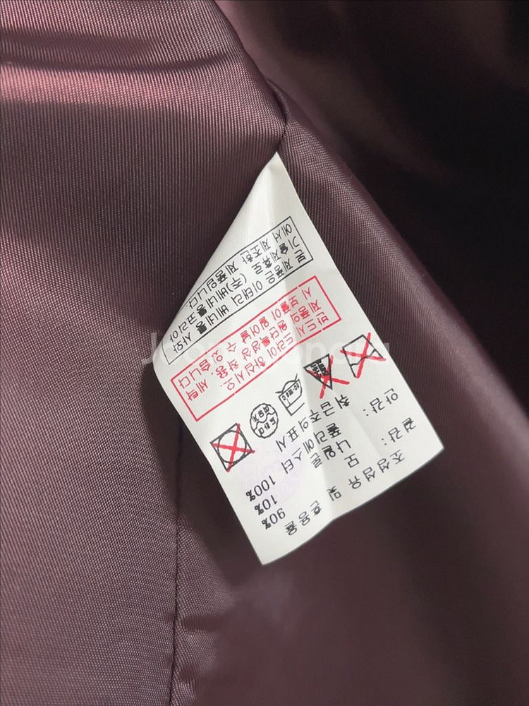 베네통 핸드메이드 코트--6