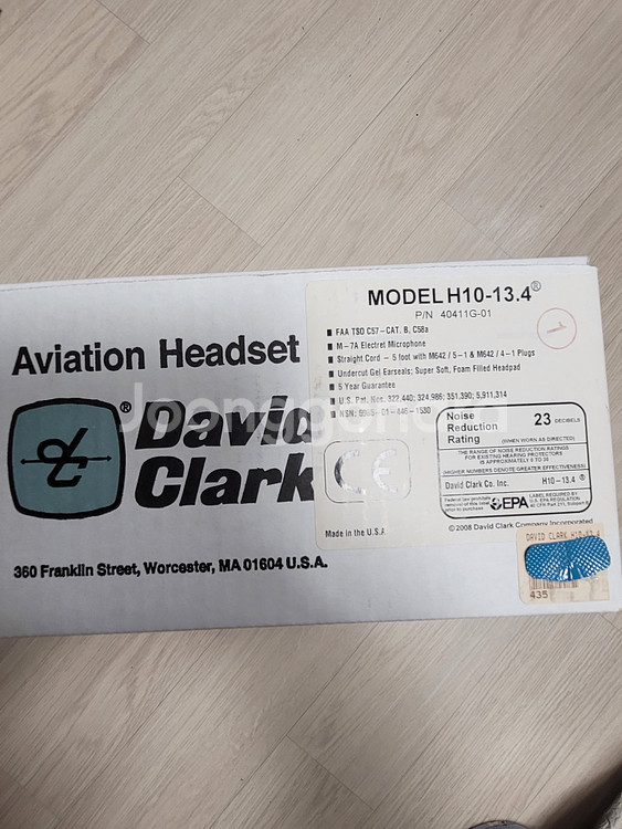 David Clark H10-13.4 항공 헤드셋--0