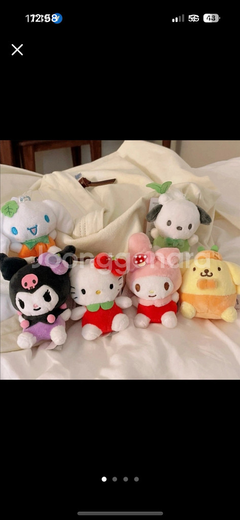 산리오 마이멜로디 가든 인형 키링--0