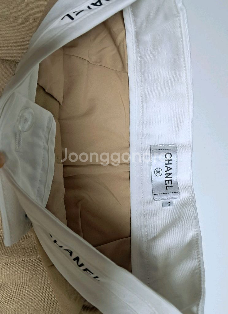 미착용(25~26인치) 샤넬 카멜반바지, 여성치노반바지--3