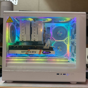 화이트감성 고사양 컴퓨터 본체 PC