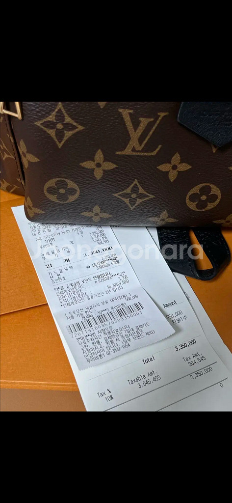 [정품] 루이비통 모노그램 팜스프링스 mm 풀박스--9