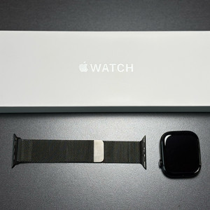 애플워치10 GPS 46mm 제트블랙 밀레니즈 애케플
