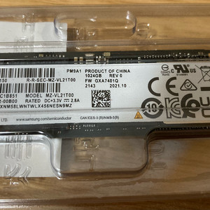 삼성 PM9A1 M.2 NVME SSD 1TB 새제품